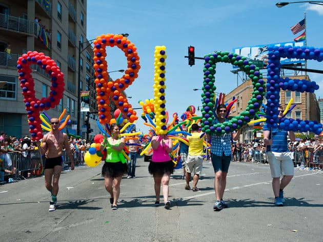 pride month balloons