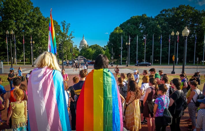 LGBT and Transgender flag