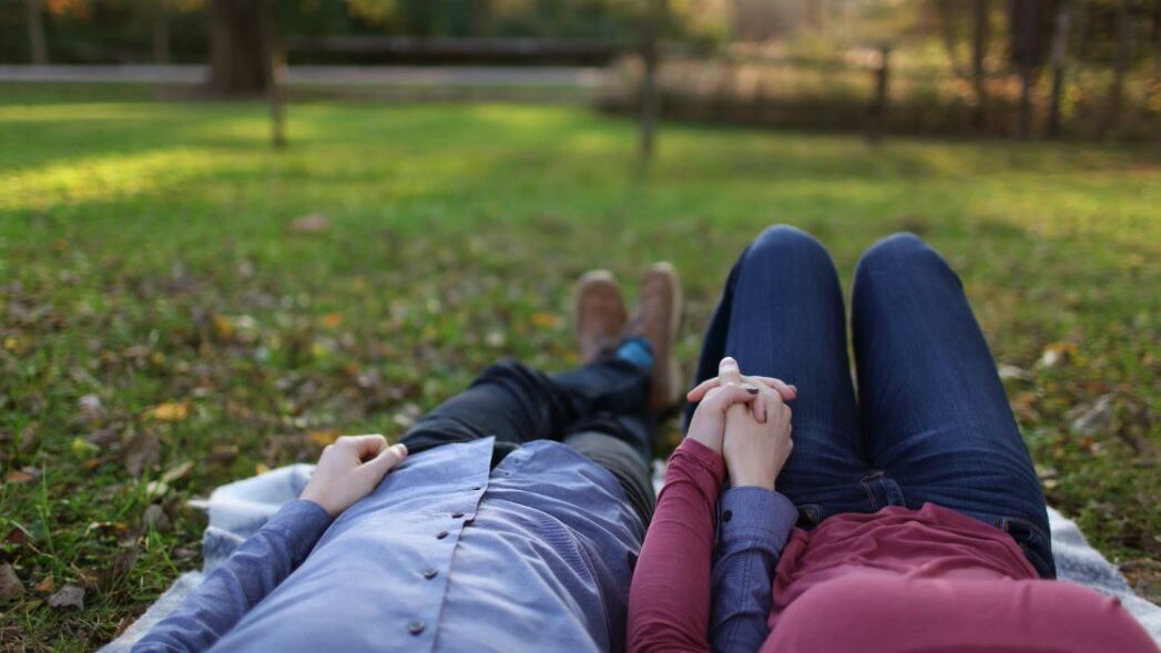 couple in the park