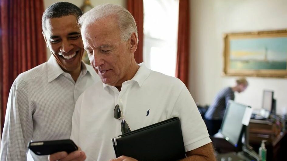 Joe Biden and Obama