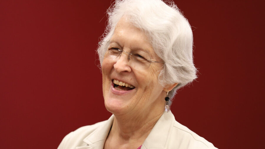 Close-up of Phyllis Frye, smiling during the 2019 Health, Labor, and Employment Law Institute event.