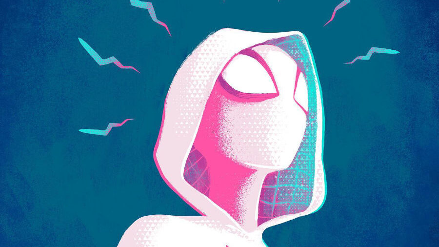 Arte creado por fans de Spider Gwen