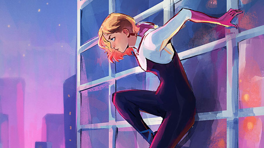 Arte creado por fans de Spider Gwen